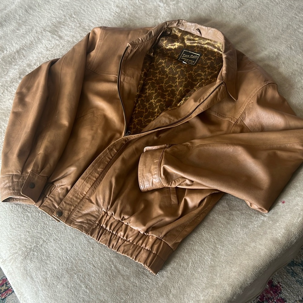 Vintage leather jacket- Vera Pelle